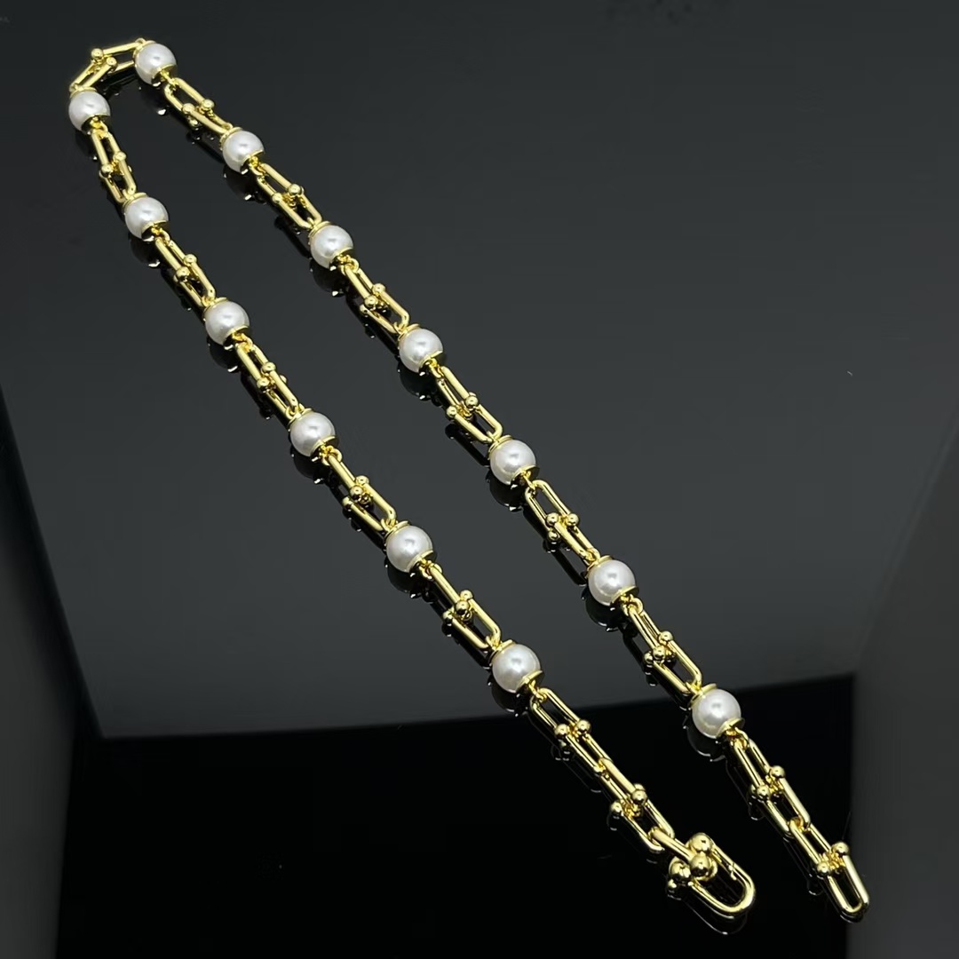 Tiffany HardWear Link Pearl Necklace - Image 2