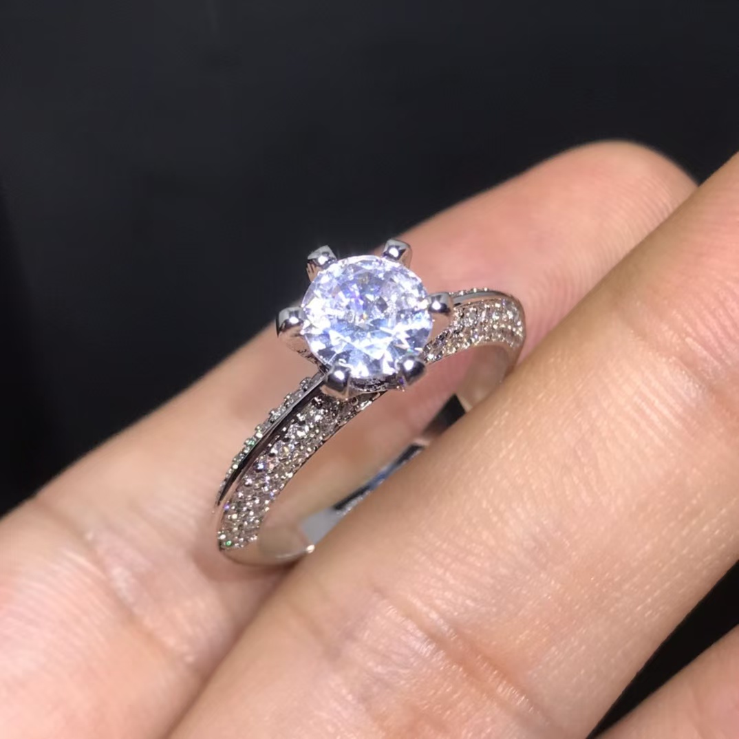 Tiffany Classic Single Diamond Ring - Image 3
