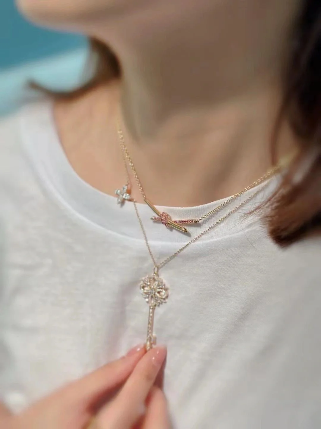 Tiffany Knot Pendant Necklace - Image 5