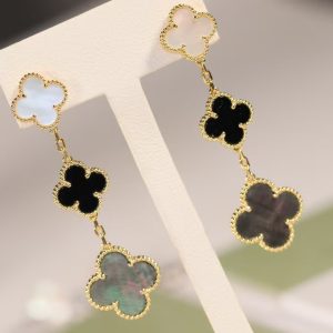 VCA Magic Alhambra Earrings 3 Motifs
