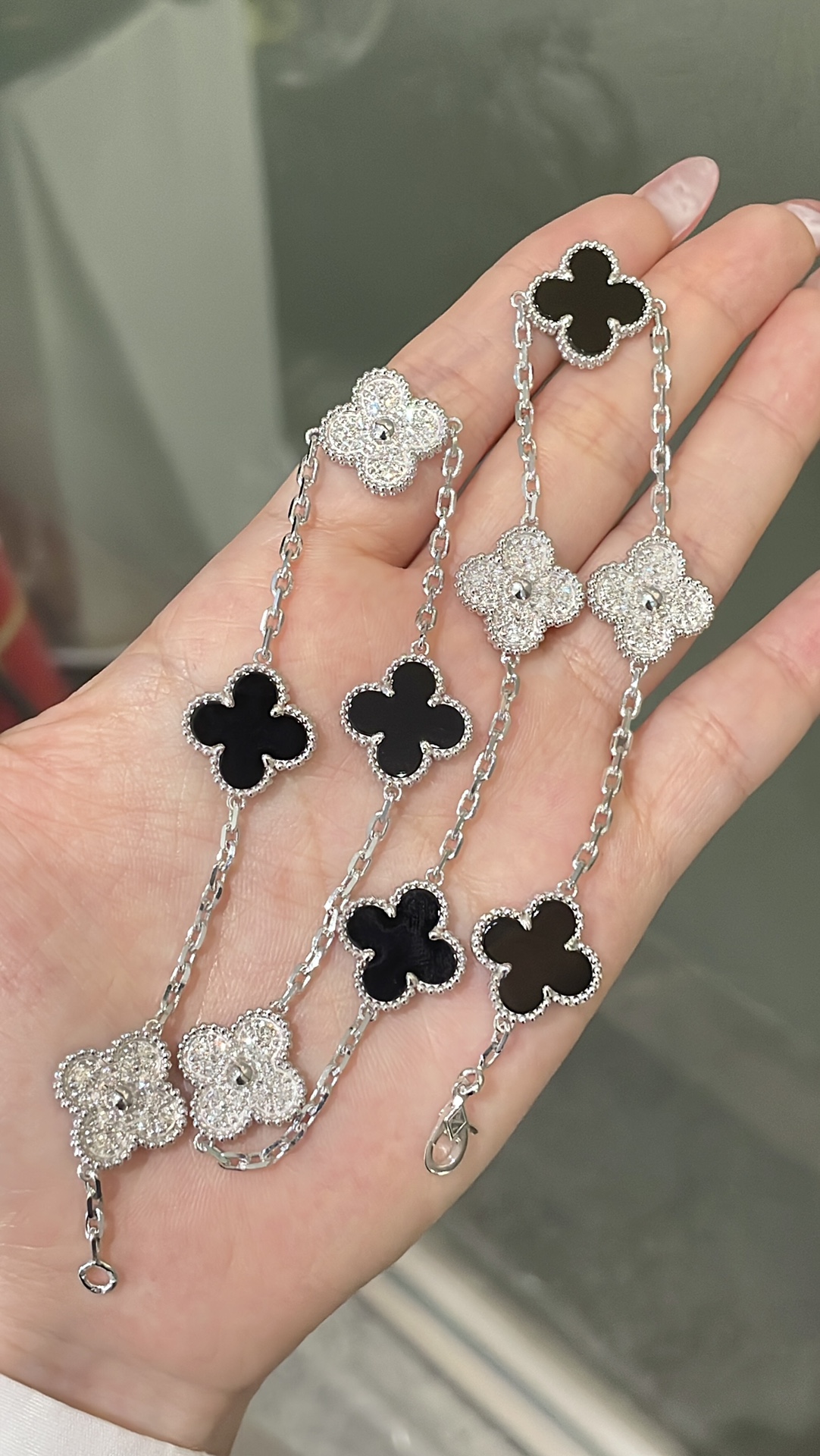 VCA Vintage Alhambra Necklace, 10 Motifs - Image 5