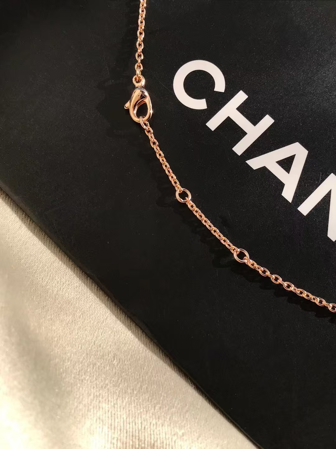 Chanel Coco Crush Rose Gold Necklace - Image 9