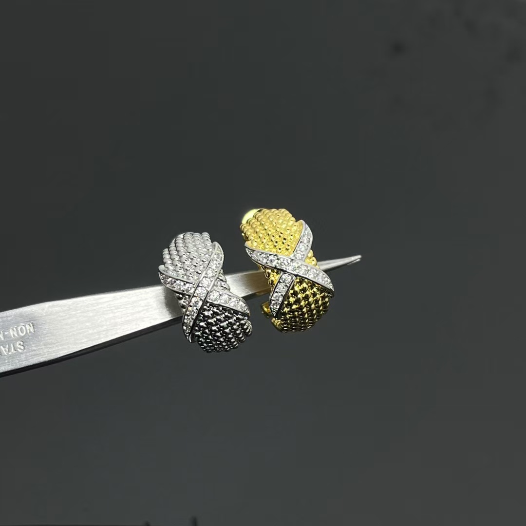 Tiffany Rope Six-Row Ear Clips Earrings - Image 7