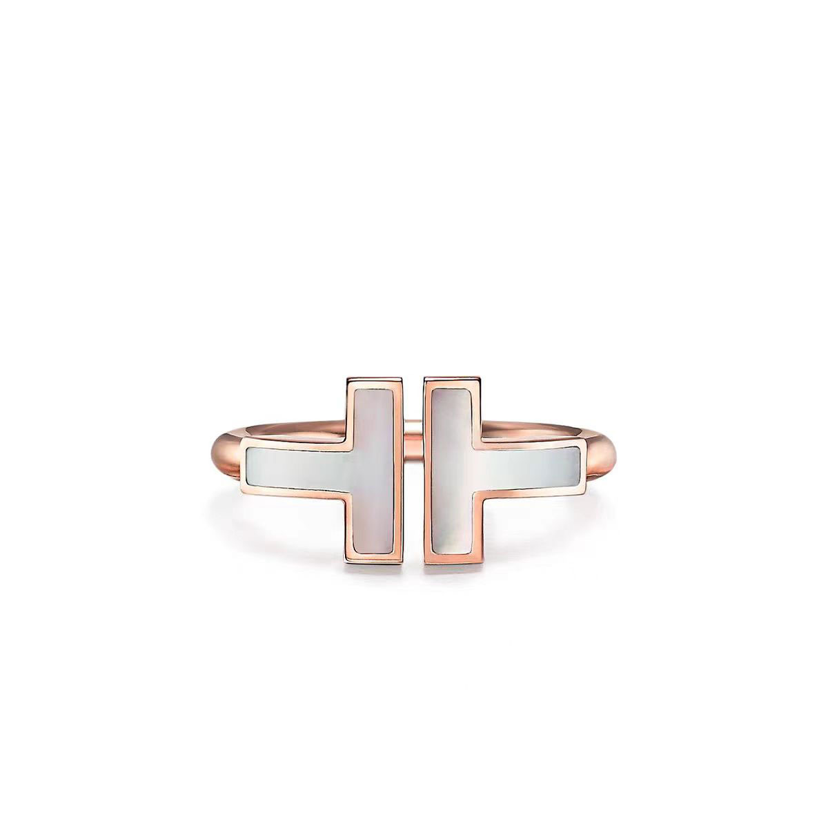 Tiffany Doube T Rings - Image 15
