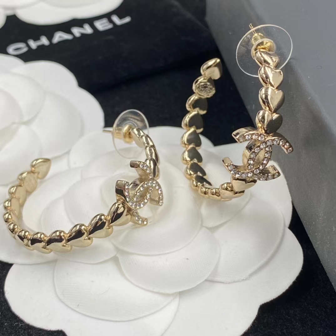 Chanel C Shape Earrings - Image 3