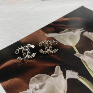Chanel Letters Double C Earrings
