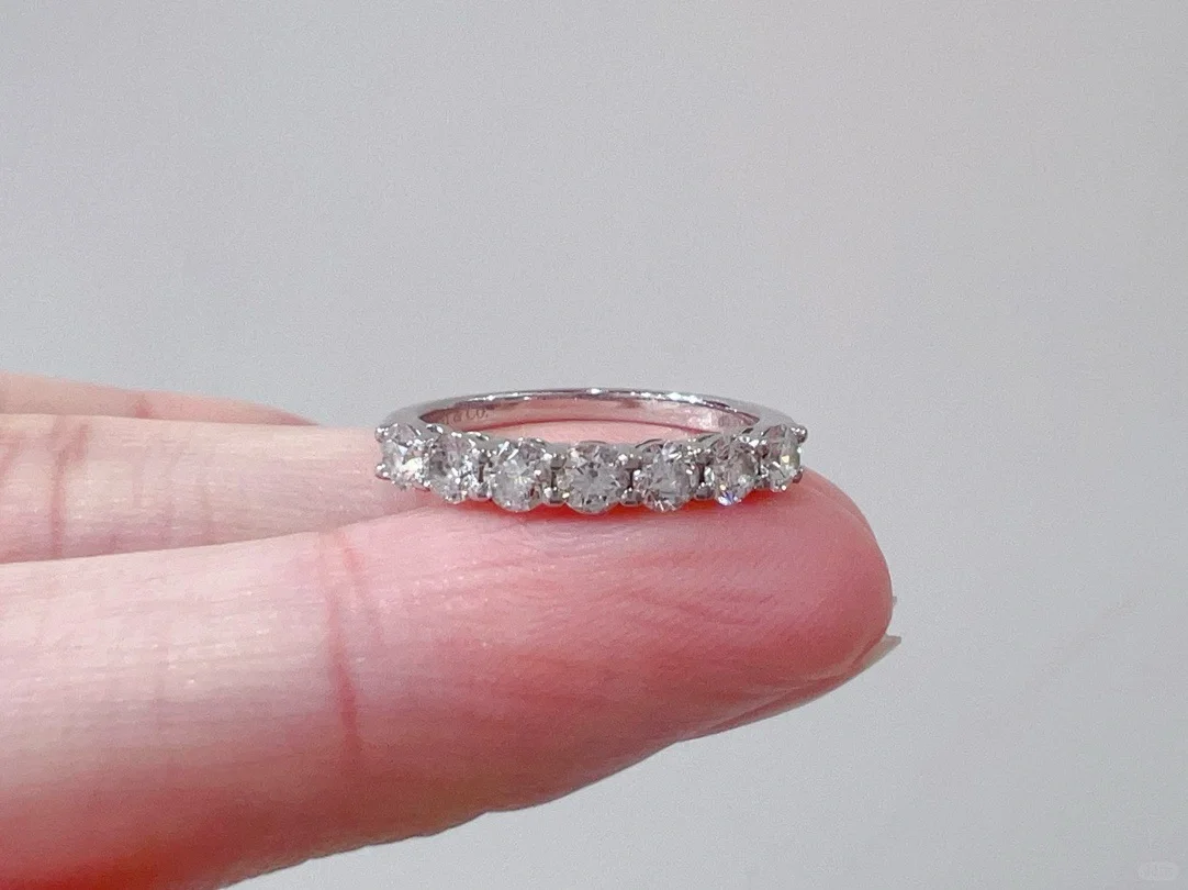 Tiffany Forever Band Ring - 7 Diamonds - Image 8