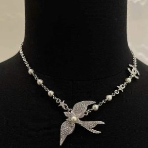 Chanel Spring-Summer 2025 Fly Bird Pearl Necklace