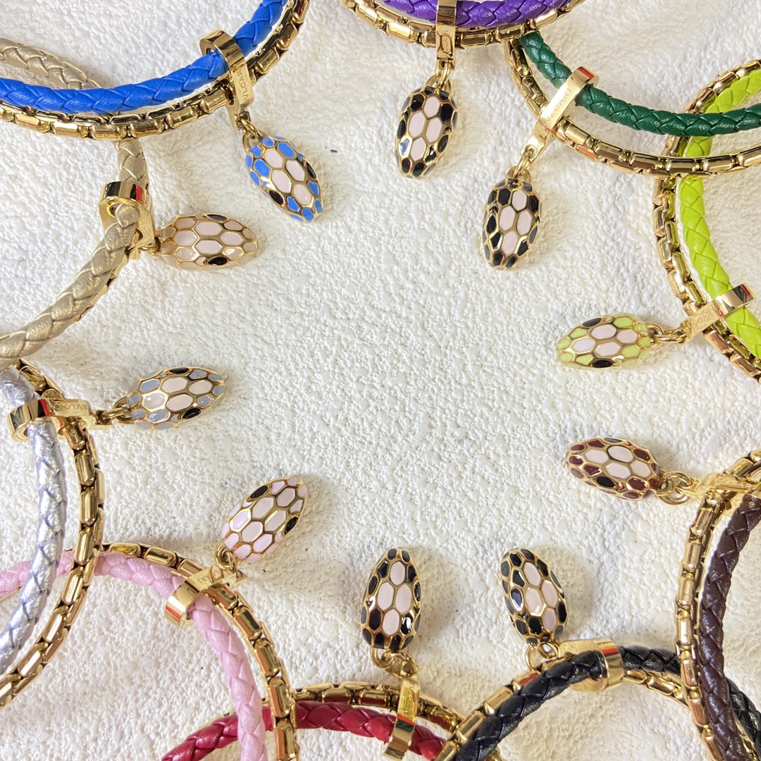 Bvlgari Serpenti Forever Leather Bracelet - Image 2
