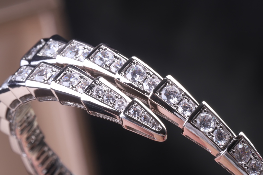 Bvlgari Serpenti Viper Bracelet Diamond Bangle - Image 3
