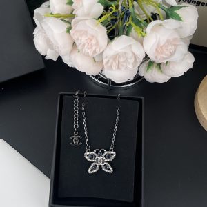 Chanel Hollow Butterfly Necklace