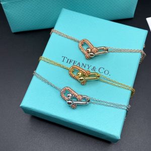 Tiffany Large Double Link Pendant Necklace