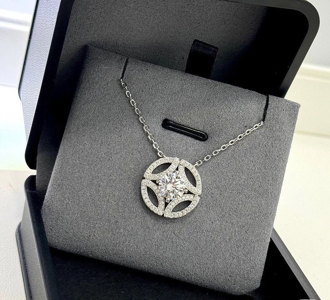 Cartier Hollow Round Pendant Necklace - Image 4