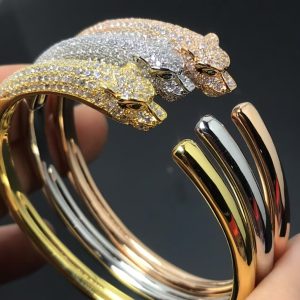Cartier Leopard Head Panthère de Bracelet Bangle