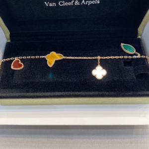 VCA Limited Version Lucky Alhambra Bracelet 4 Motifs