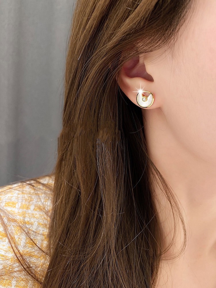 Cartier Amulette de Stud Earrings - Image 5
