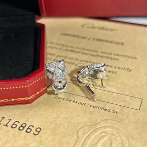 Cartier Unisex Men Leopard Head Earring