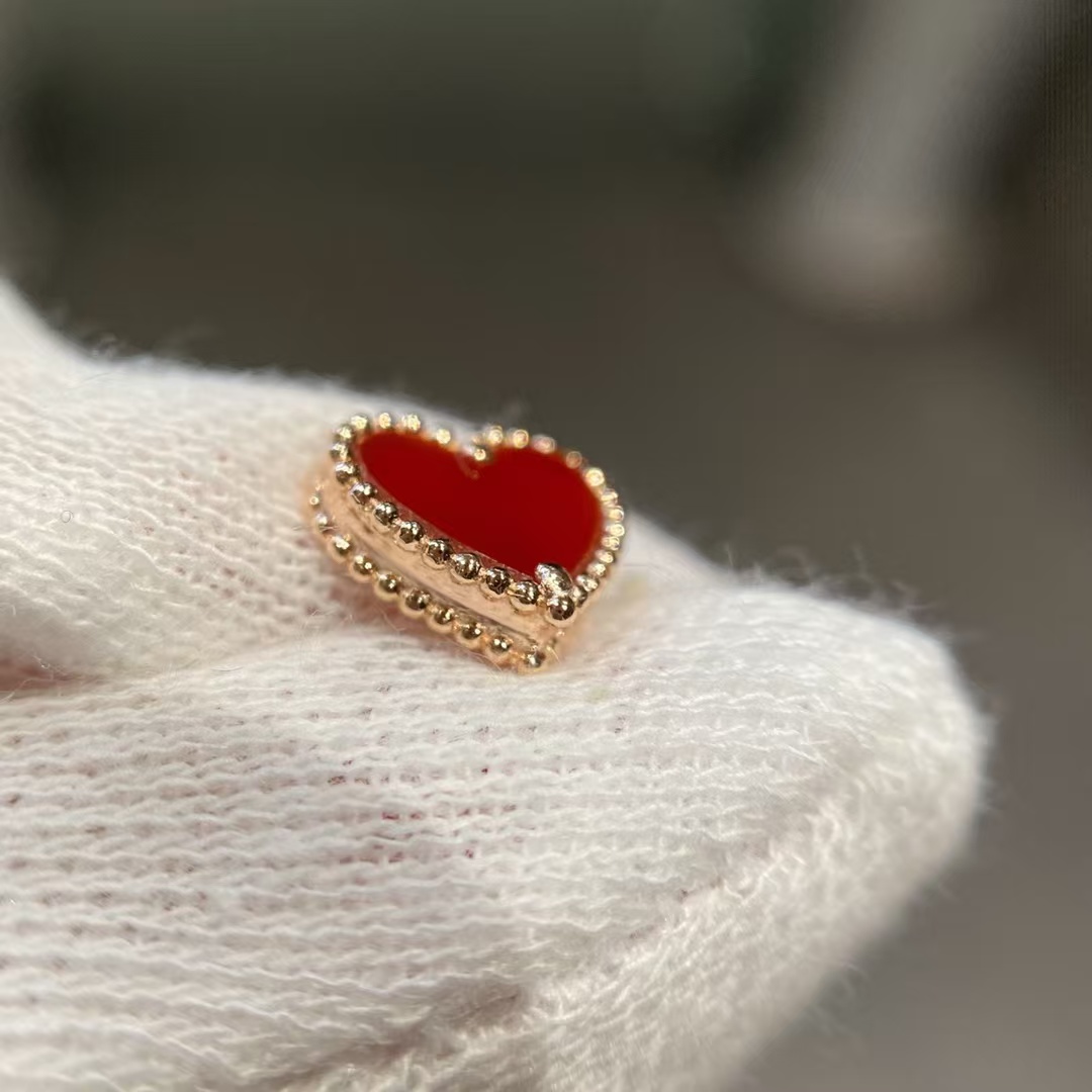 VCA Heart Stud Earrings - Image 3