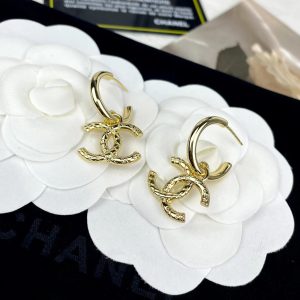 Chanel Golden Double C Earrings