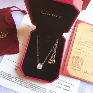 Cartier Diamond Pendant Necklace