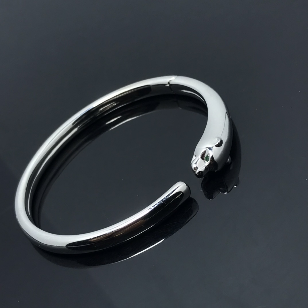 Cartier Smooth Panthère de Bracelet Open Cuff Bangle - Image 11