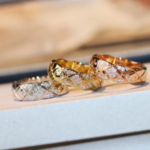 Chanel Diamond Coco Crush Ring - Wide