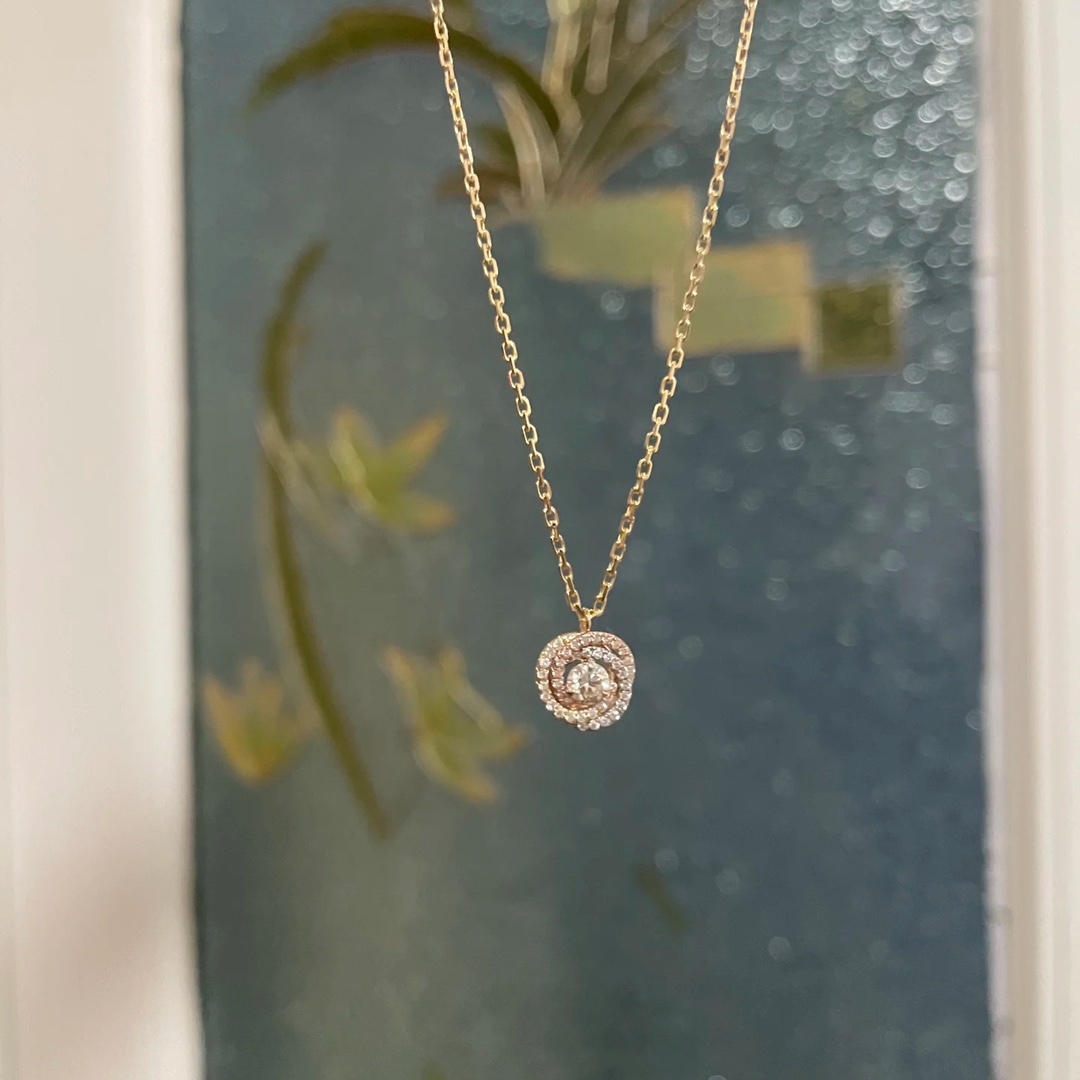 Cartier Full Diamond Paved Trinity Pendant Necklace - Image 13