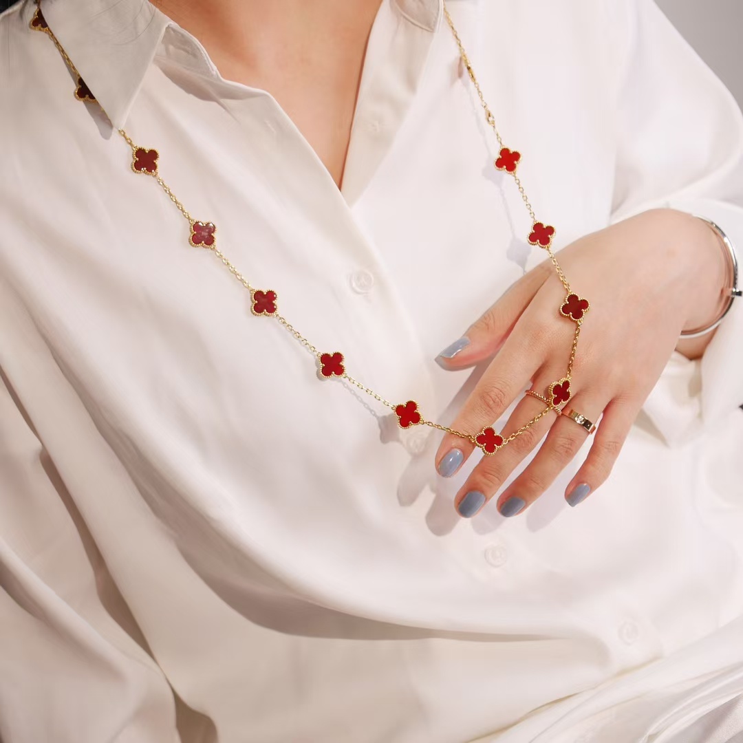 VCA Vintage Alhambra Long Necklace, 20 Motifs