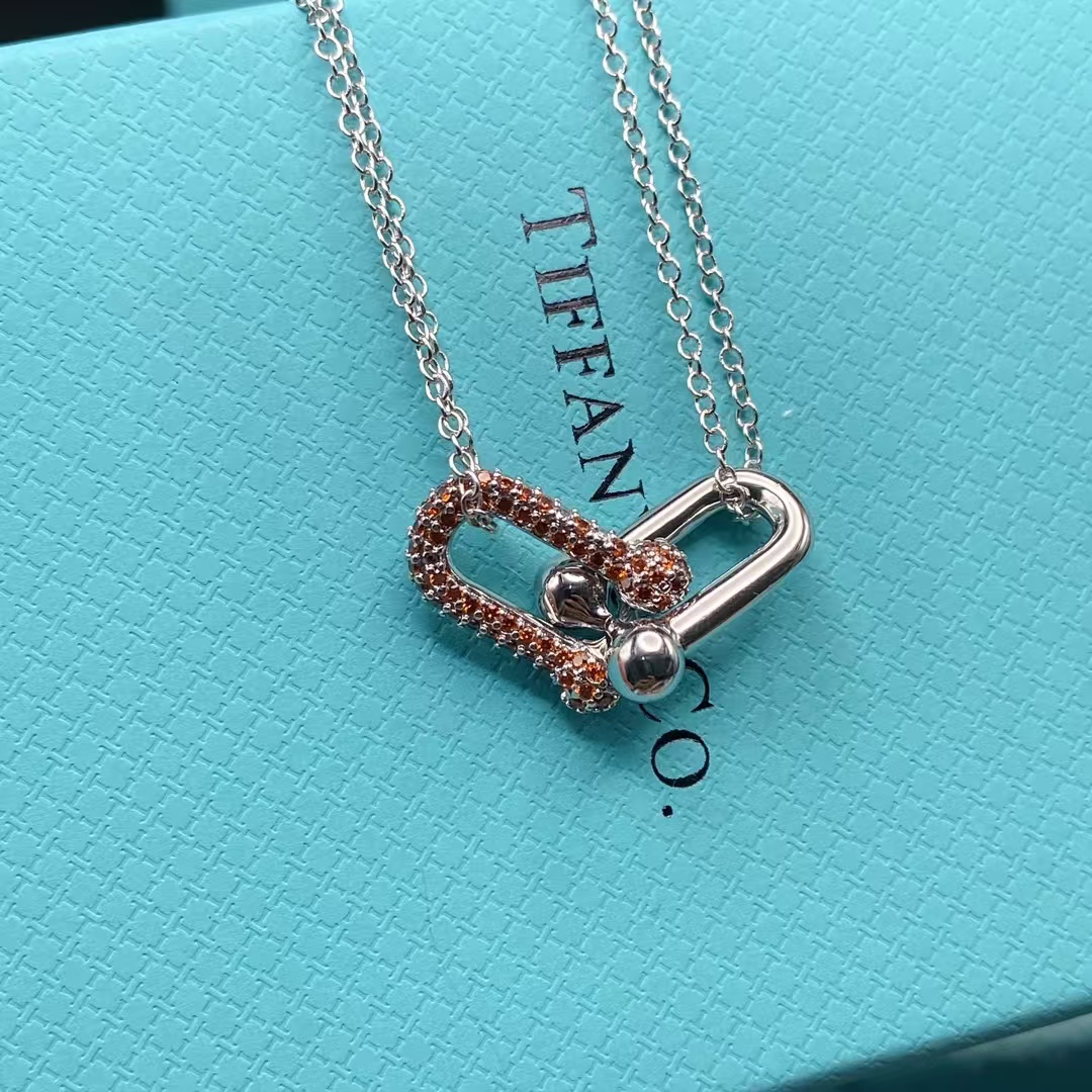 Tiffany Large Double Link Pendant Necklace - Image 5