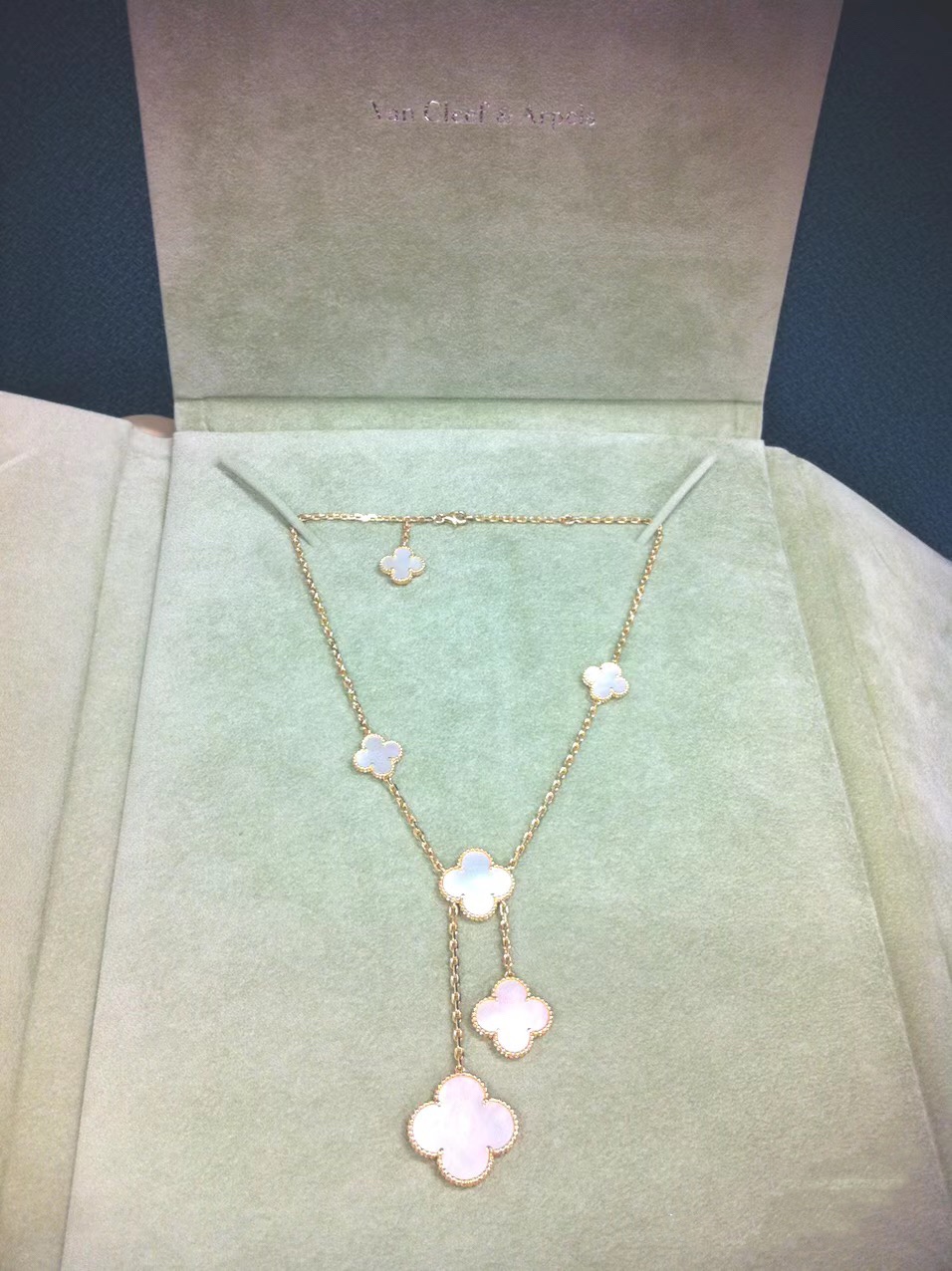 VCA Clover Magic Alhambra Necklace, 6 Motifs - Image 3
