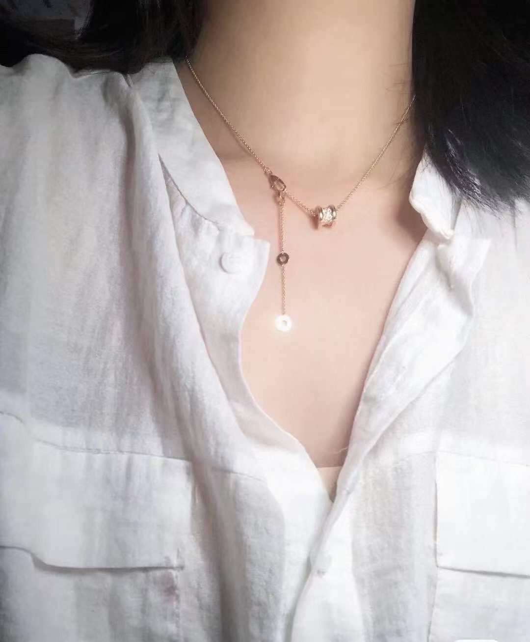 Bvlgari B.zero1 Necklace - Full Diamond - Image 11