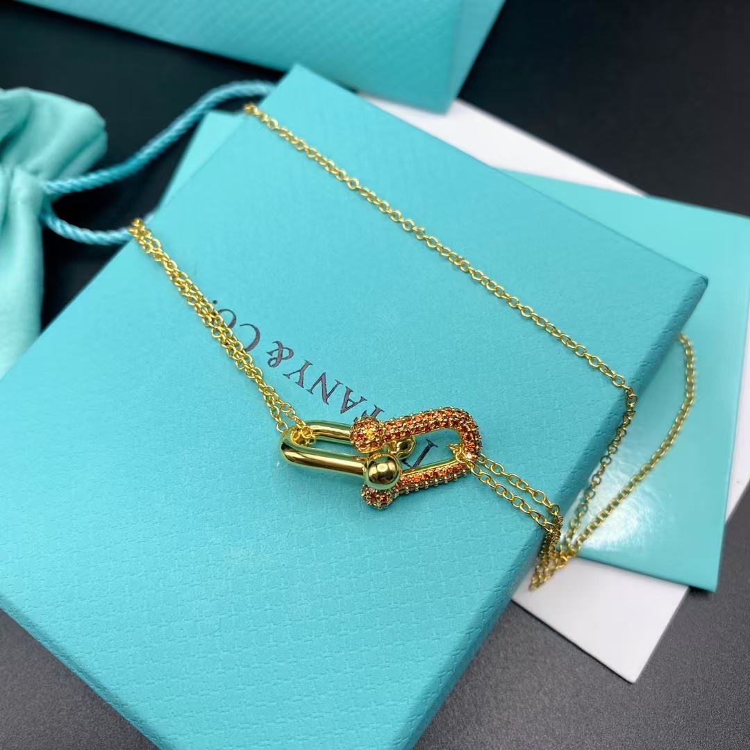 Tiffany Large Double Link Pendant Necklace - Image 6