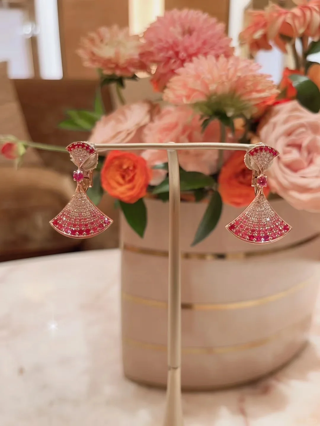Bvlgari Divas' Dream Earrings - Full Diamond - Image 6