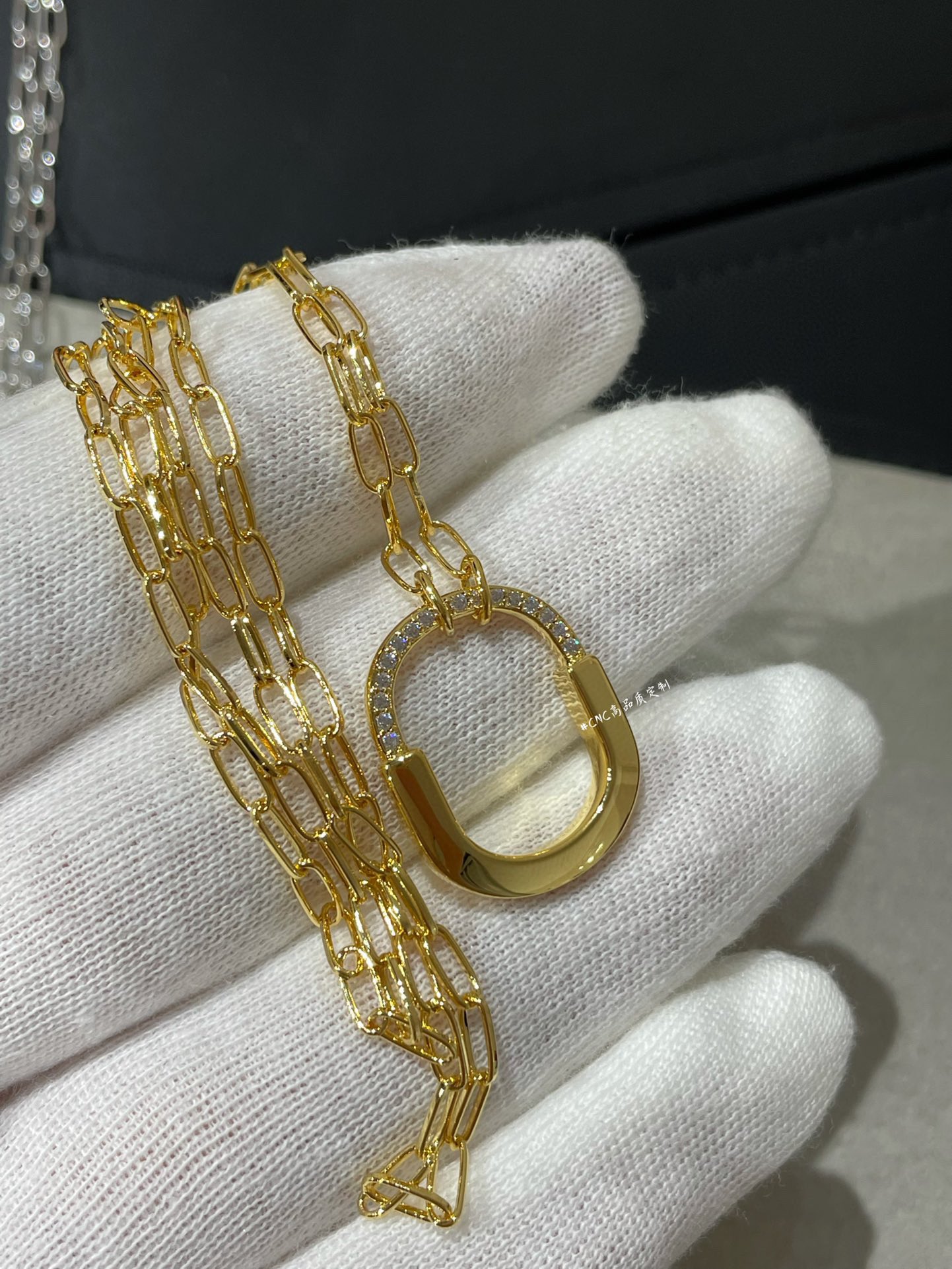 Tiffany Long Lock Pendant Necklace - Image 2