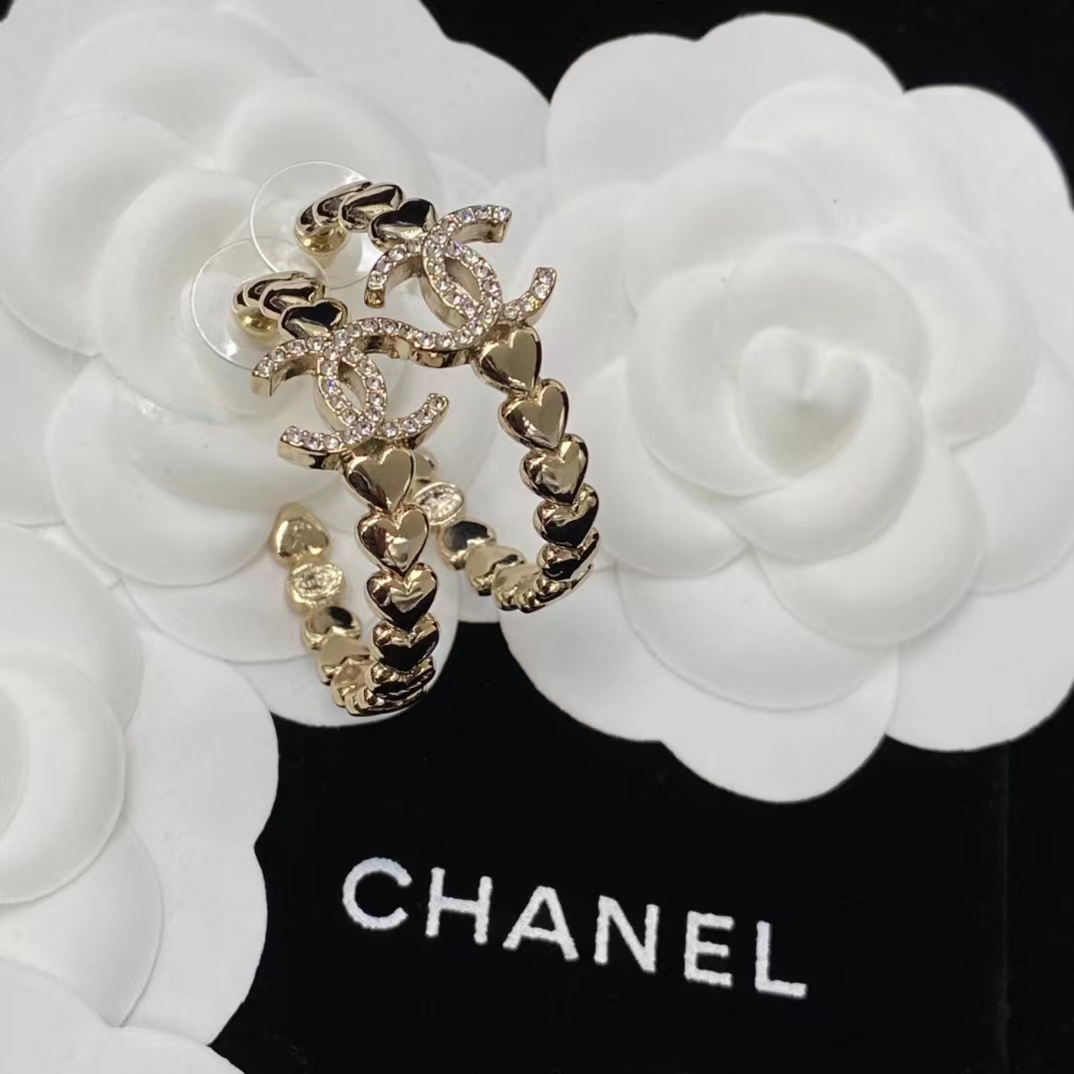 Chanel C Shape Earrings - Image 6