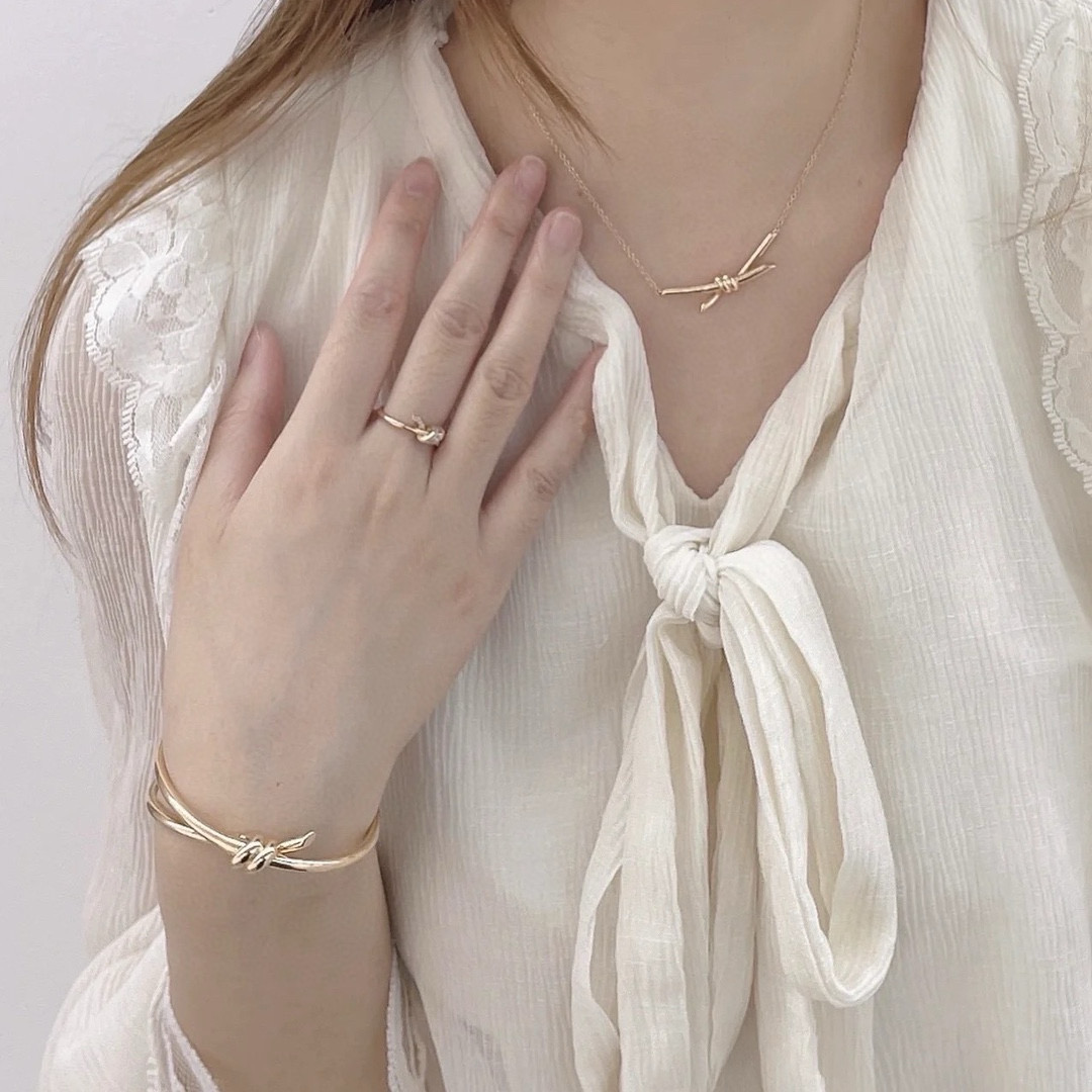 Tiffany Knot Bangle Bracelet - Image 6