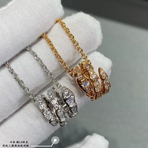 Bvlgari Serpenti Viper Necklace - Full Diamond