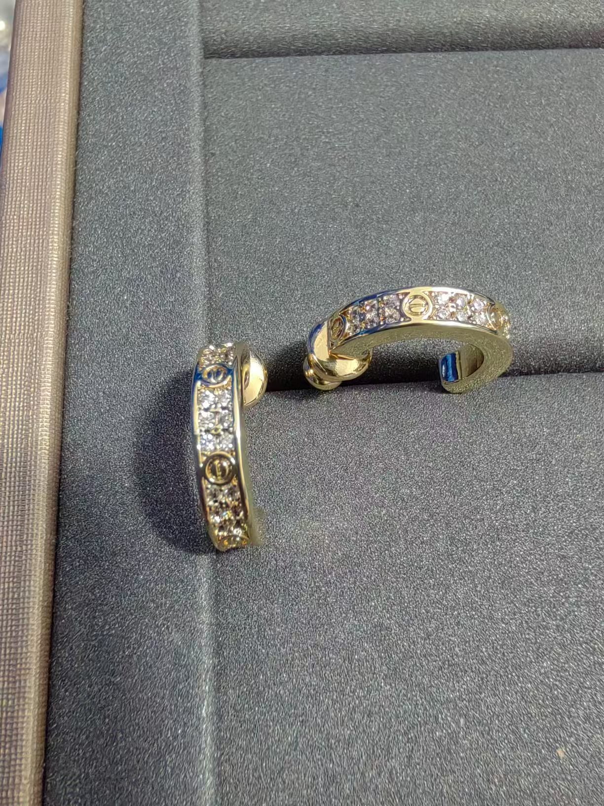 Cartier C Shape Earrings