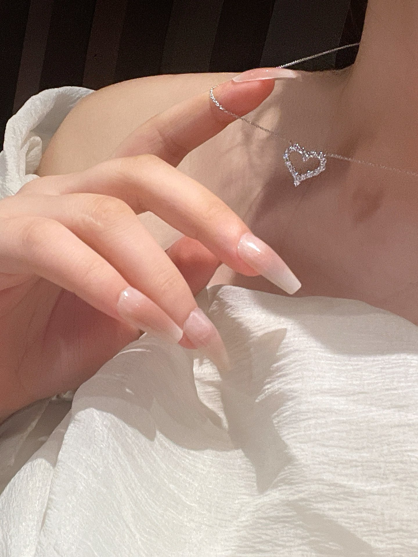Tiffany Mini Full Diamond Love Heart Pendant Necklace - Image 5