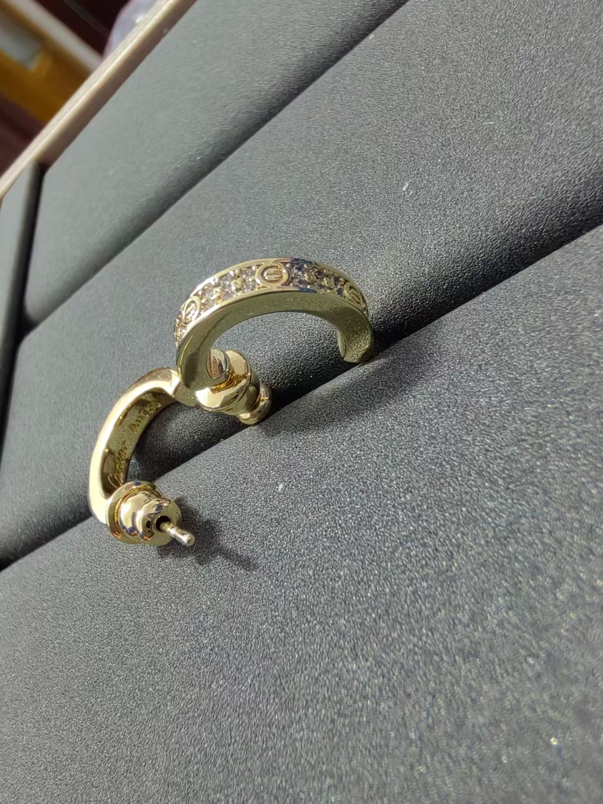 Cartier C Shape Earrings - Image 2
