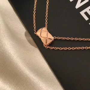 Chanel Coco Crush Rose Gold Necklace