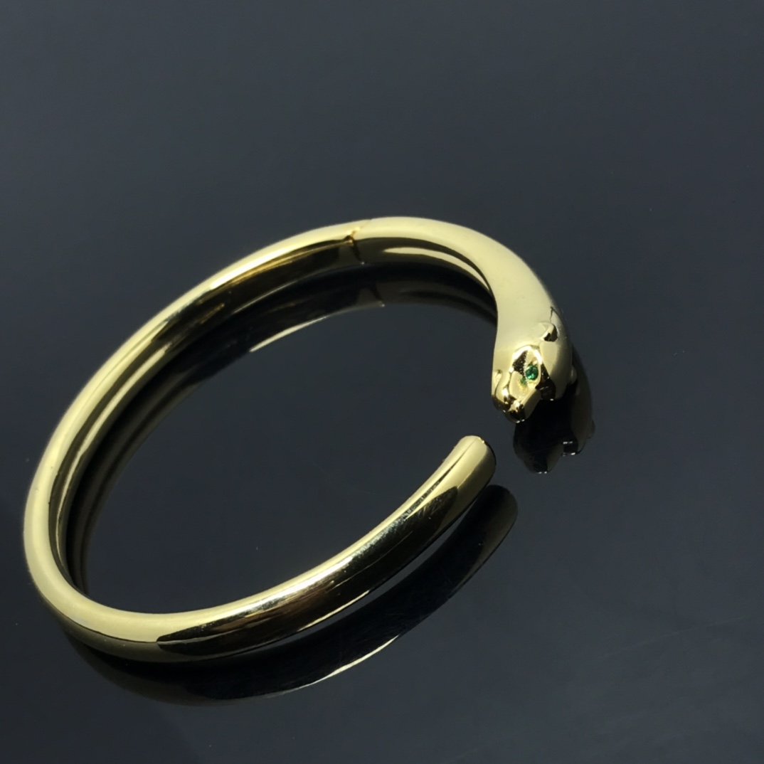 Cartier Smooth Panthère de Bracelet Open Cuff Bangle - Image 10