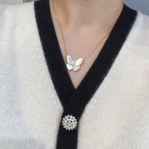 VCA Butterfly Pendant Necklace