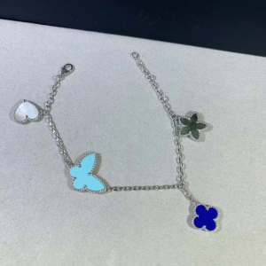 VCA Limited Version Lucky Alhambra Bracelet, 4 Motifs
