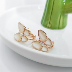 VCA Two Butterfly Earrings