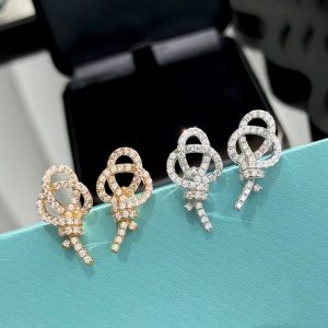 Tiffany Woven Rope Knot Earrings