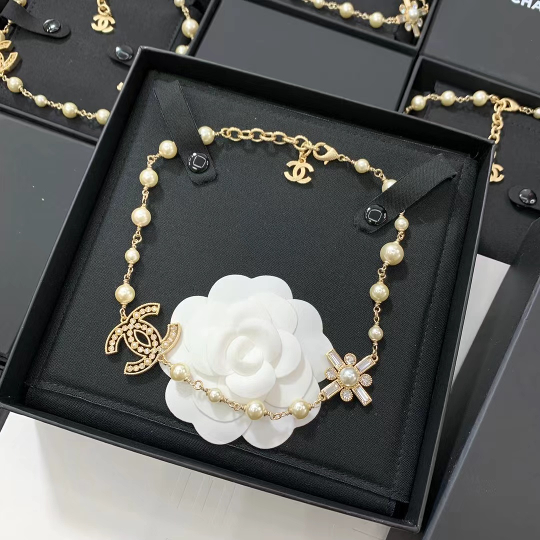 Chanel Luxury Prom Pearl Necklace