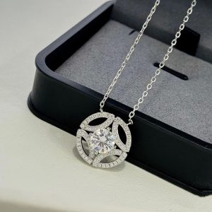 Cartier Hollow Round Pendant Necklace