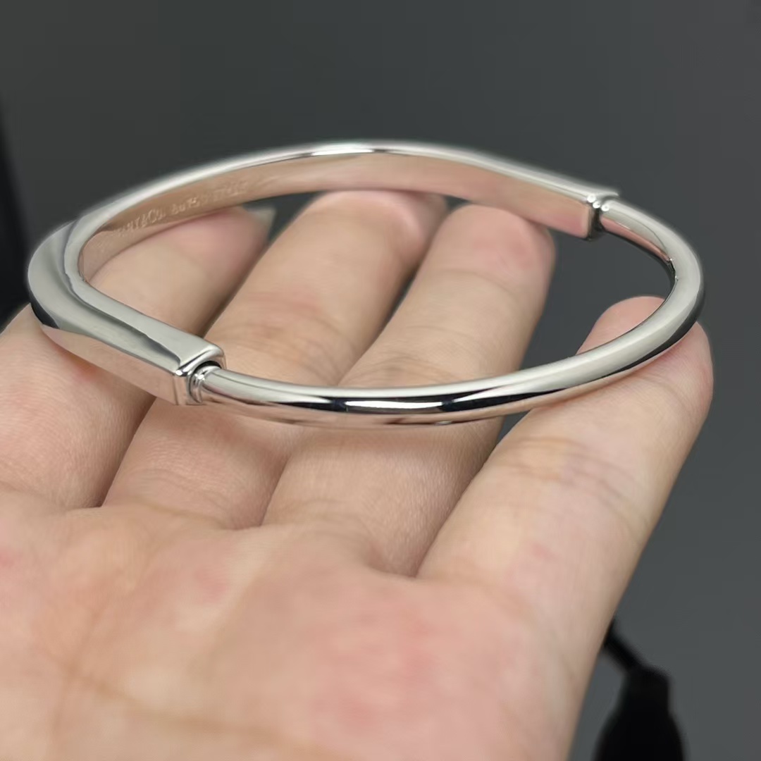 Tiffany Lock Bangle Bracelet - Image 3