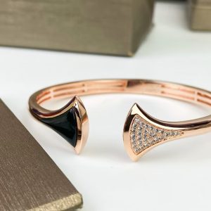 Bvlgari Divas' Dream Open Cuff Bangle Bracelet in Rose Gold